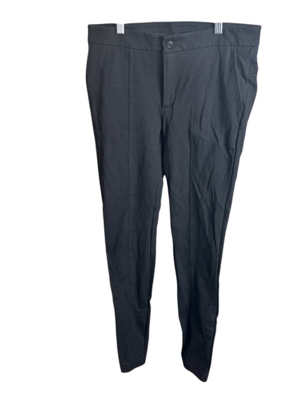 Athleta Pants Avenue Ponte Skinny Knit Stretch Black Size 8